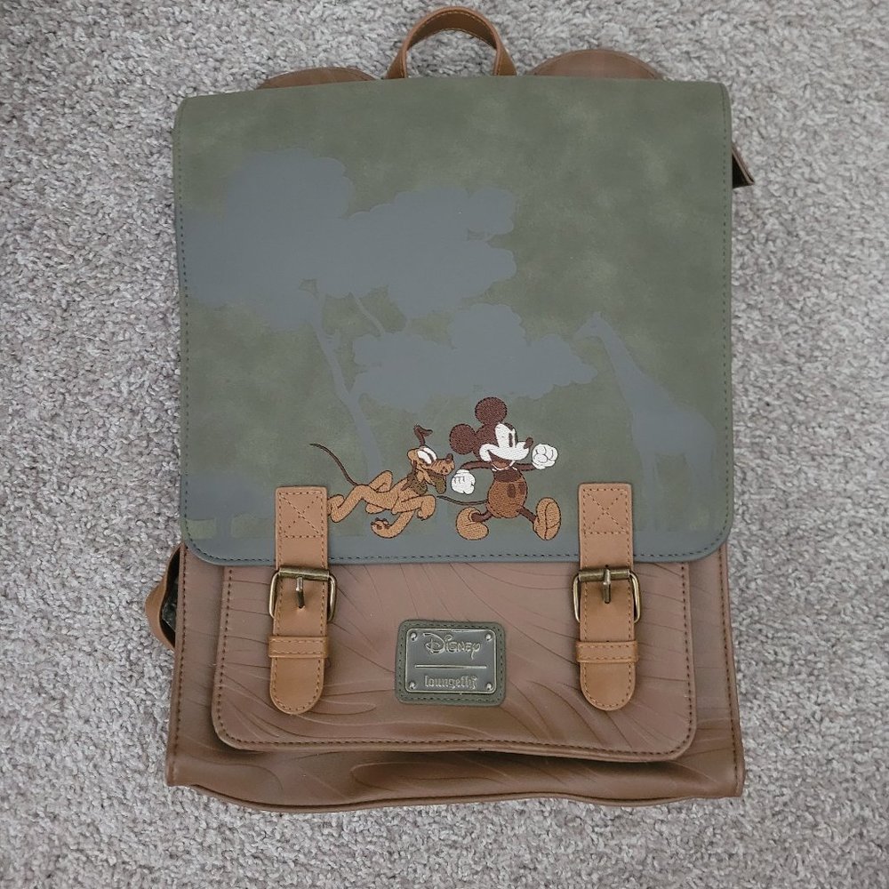 Loungefly Disney Mickey Mouse Safari Mini Backpack